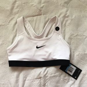 White Nike Sports Bra